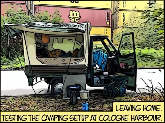 Kabienchen am Koelner Hafen